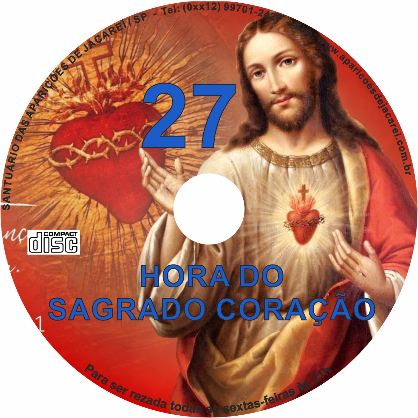 CD Hora do Sagrado Coração 27 CD Hora do Sagrado Coração 27